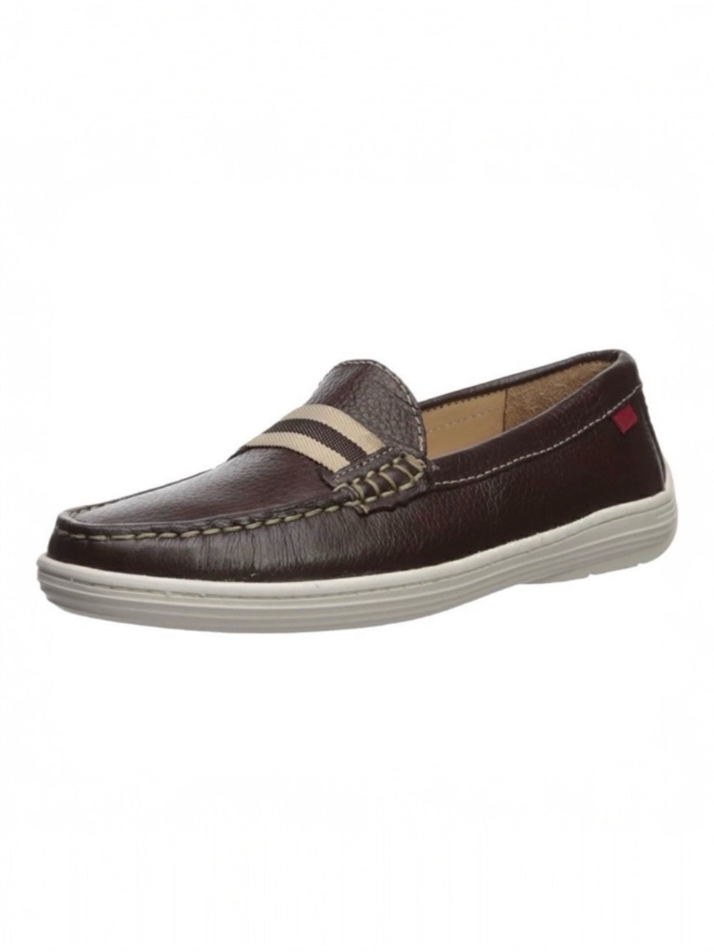 MARC JOSEPH NEW YORK Kids‎ Boys/Girls Leather Elastic Grow Gain Loafer Size 4